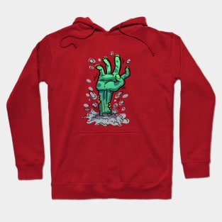 Cartoon Zombie Hand Hoodie